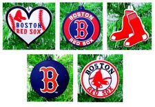 Boston Red Sox Baseball Ornament 5pc Set Rafael Devers Christian Arroyo picture