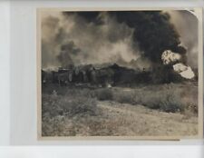 ST LOUIS MO ORIGINAL PHOTO TRAIN WRECK VINTAGE 7X9 INCH RAILROAD 1943 picture