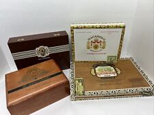 Lot of 4 Cigar Boxes Avo Uvezian, Arturo Fuente, Personified, Macanudo, Crafts picture