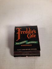 Vintage Freddie's Cafe Minneapolis Minnesota matchbook not full  picture