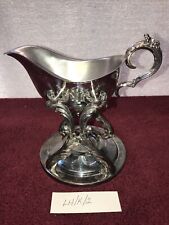 Rare Vintage Antique F.B. Rogers Silver Plated Hanging Gravy Boat with Stand picture