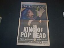 2009 JUNE 26 NEW YORK DAILY NEWS NEWSPAPER-MICHAEL JACKSON DEAD-1958-2009-NP1742 picture