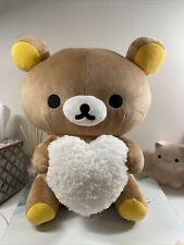 rilakkuma with White Fluffy Heart picture