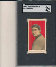 1909 american caramel e90-1 Ed Summers Detroit Tigers sgc 2 trading card gd bm picture