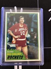 1981-82 Topps Mike Dunleavy Sr. . Houston Rockets Rookie Card RC NBA #85 picture
