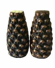 Vintage Pine Cone Salt And Pepper Shakers picture