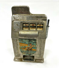 Vintage Rexco Slot Machine 10c Coin Metal Bank *Works* #2 picture