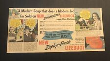 1950’s Lifebuoy Soap For Career People Comic Newspaper Ad picture