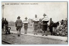 c1920s War Bread Soldiers Scene Fort Logan Colorado CO Unposted Vintage Postcard picture