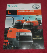 2008 Kubota Diesel Tractors Standard L Series Advertising Brochure picture