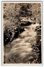 c1910's Trout Brook Cascades Bolton Lake View Lake George NY RPPC Photo Postcard picture