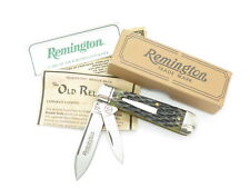 Vtg 2004 Remington R103-B Old Reliable USA Jigged Trapper Folding Pocket Knife picture