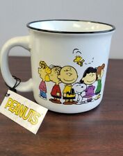 NEW 2023 Peanuts Charlie Brown Snoopy and Friends 21 oz Stoneware Mug  picture
