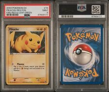 PSA 9 MINT Pikachu Reverse Holo 2004 Fire Red & Leaf Green 74/112 picture