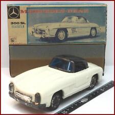 Asahi Toy Mercedes Benz 300Sl Roadster White Tin Car With Box picture