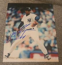 DOC GOODEN SIGNED 8X10 PHOTO NEW YORK YANKEES 2000 WS INSCRIBED W/COA+ PROOF  picture