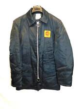 Vintage Flight Master S Continental Airlines Coat Navy Blue USA Winter Work Hood picture