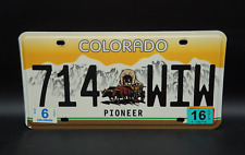 2016 Colorado PIONEER License Plate - Nice Quality picture