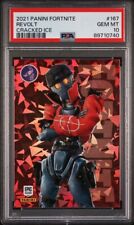 2021 Panini Fortnite Epic Outfit Revolt SP Cracked Ice PSA 10 picture