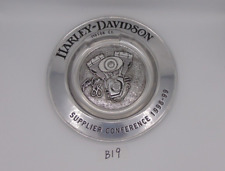 HARLEY-DAVIDSON SUPPLIER CONFERENCE  1998 99 PEWTER PLATE - YEAR OF TWIN CAM 88 picture