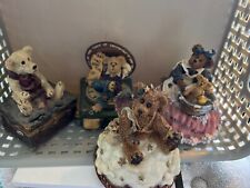 boyds bears musical figurines- lot of 4 picture