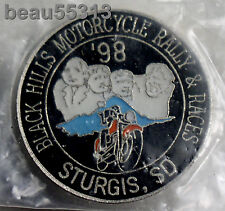 STURGIS JACKPINE GYPSY SOUTH DAKOTA 1998 BLACK HILLS MOTORCYCLE RALLY RACES PIN picture