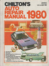Chiltons Auto Repair Manual-American Cars-1973-1980-Diagnosis-Step by Step-Specs picture
