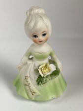 Vintage Brinn’s Birthday Girl August Figurine, Porcelain Bisque, 4” Tall, Rare picture