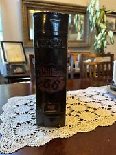 Vintage Phillips 66 Tin Box With Original Del. Ledger With Receipts 1937-1941. picture