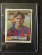 UEFA CHAMPIONS OF EUROPE 1955/2005 MESSI BARCELONE # 75 ROOKIE 2 SANDERS STICKER picture