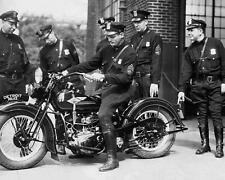1934 DETROIT POLICE MOTORCYCLE Photo  (223-L) picture