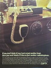 Modar Electronics Triton Radio VHF-UHF Schaumburg IL Vintage Print Ad 1972 picture