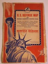 World War II United States US Defense Base Map 1941 Gas WWII America Germany picture