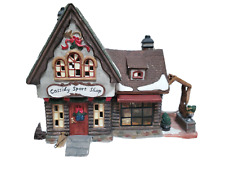 Heartland Valley Village Cassidy Sport Shop Christmas Porcelain Lighted House  picture