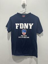 FDNY Fire Dept. City of New York Small T Shirt Officially Licensed Product Blue picture