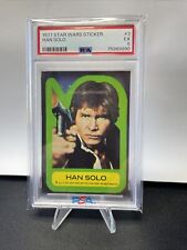 #3 Han Solo - 1977 Star Wars Sticker - PSA 5 EX Nice Sticker picture