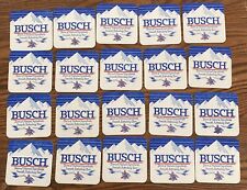 Busch Beer Coasters Lot of 20 Two Different Reverse Sides picture