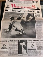 Red Sox New York Mets Boston Globe October 28 1986 World Series MLB picture