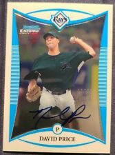 David Price 2008 Bowman Chrome Auto Card #BCP111 Tampa Bay Rays  picture