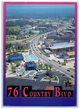 Branson Missouri Postcard 76 Country Boulevard Aerial View 1993 Vintage Antique picture