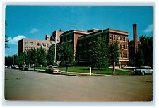 c1950'S St. Alexius Hospital Building Cars Bismarck North Dakota ND Postcard picture