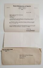 1948 United Steelworkers of America Typewritten Letter Signed Paper Ephemera picture