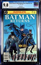 1992 BATMAN RETURNS: Official Motion Picture Adaption CGC 9.8  Newsstand Edition picture
