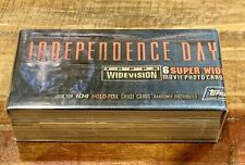 1996 TOPPS INDEPENDENCE DAY WIDEVISION TALL FORMAT Complete 72 Card BASE Set picture