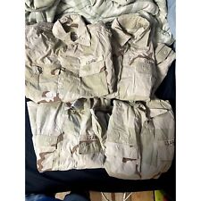 Lot of Desert Storm Army Desert Uniforms - 4 Jackets - Medium Long picture