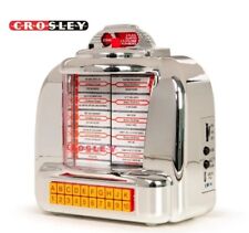 NEW Crosley CR1120A-SI Diner Jukebox Tabletop Bluetooth Radio - Silver  picture