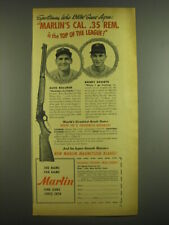 1952 Marlin Model 336 Carbine Ad - Alex Kellner and Bobby Shantz picture