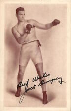 Boxing Jack Dempsey's Restaurant Eagle Post Card View Co. Inc. Postcard Vintage picture