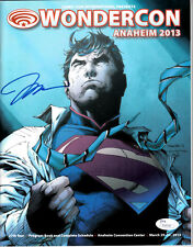 Jim Lee autographed signed autograph 2013 Wondercon program Superman cover JSA picture