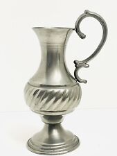 Vintage Italian Pewter Silver ZINN Vase picture